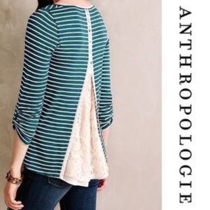 Anthropologie • Meadow Rue Cassia Lace Accent Top